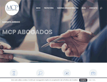 Tablet Screenshot of abogadosmcp.com